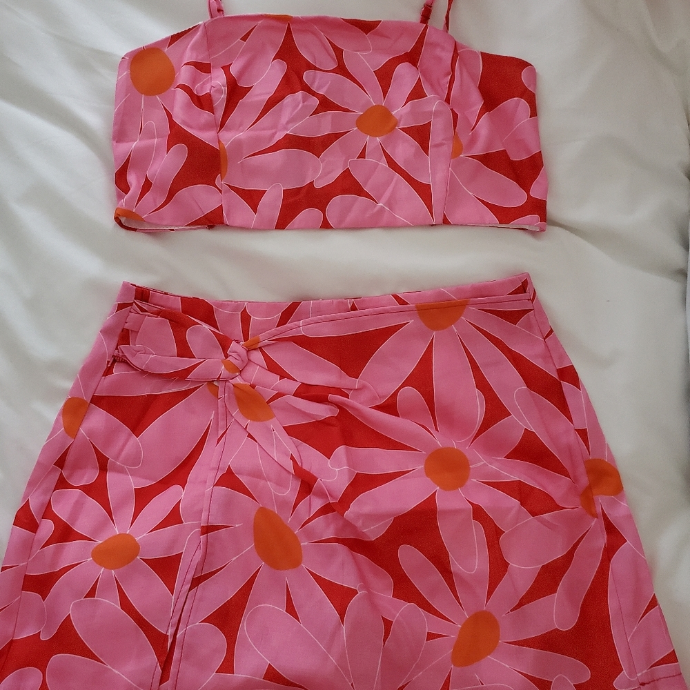 2 piece skort set